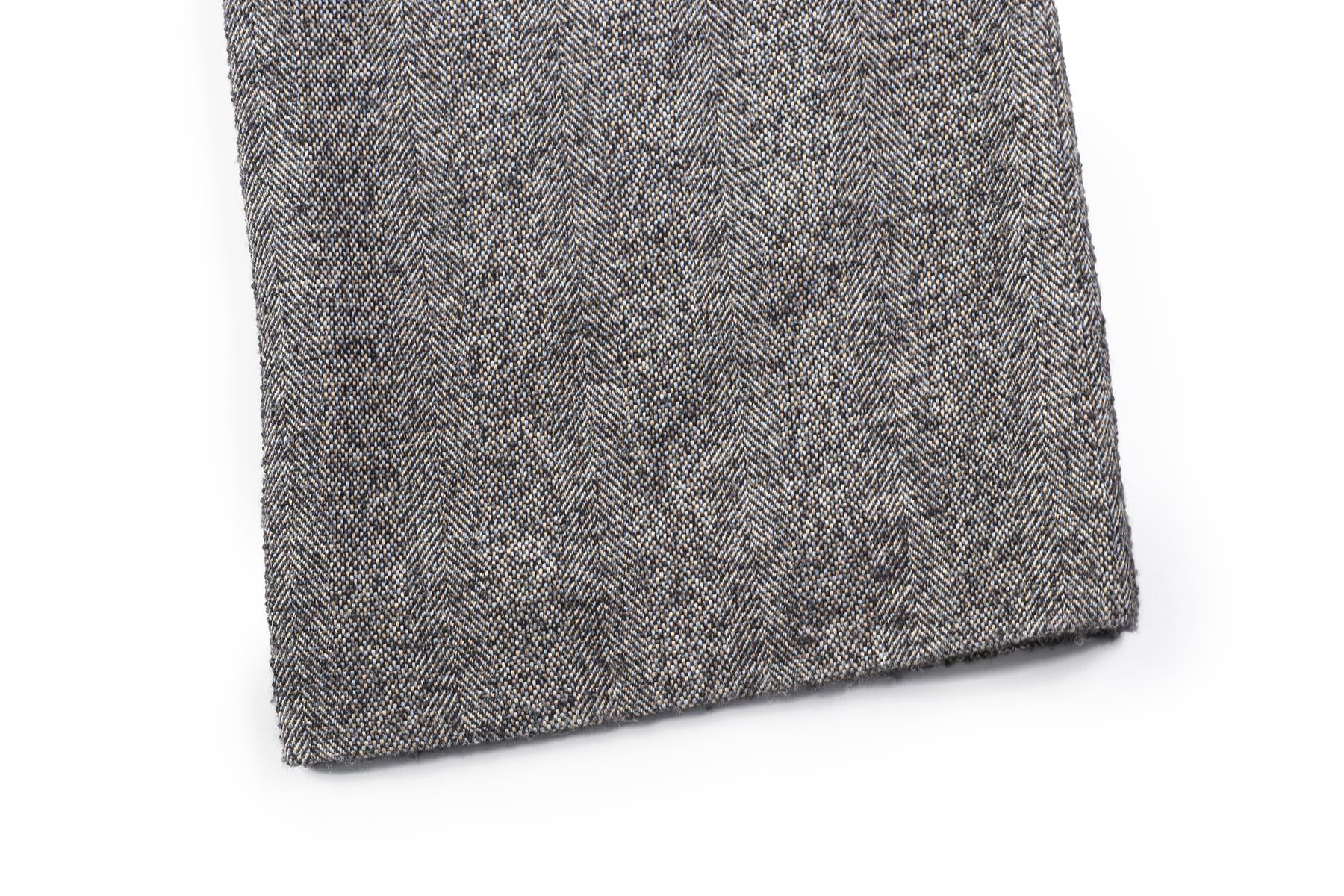 CHANEL GREY 2005 WOOL WIDE LEG PANTS FR 34 UK 6