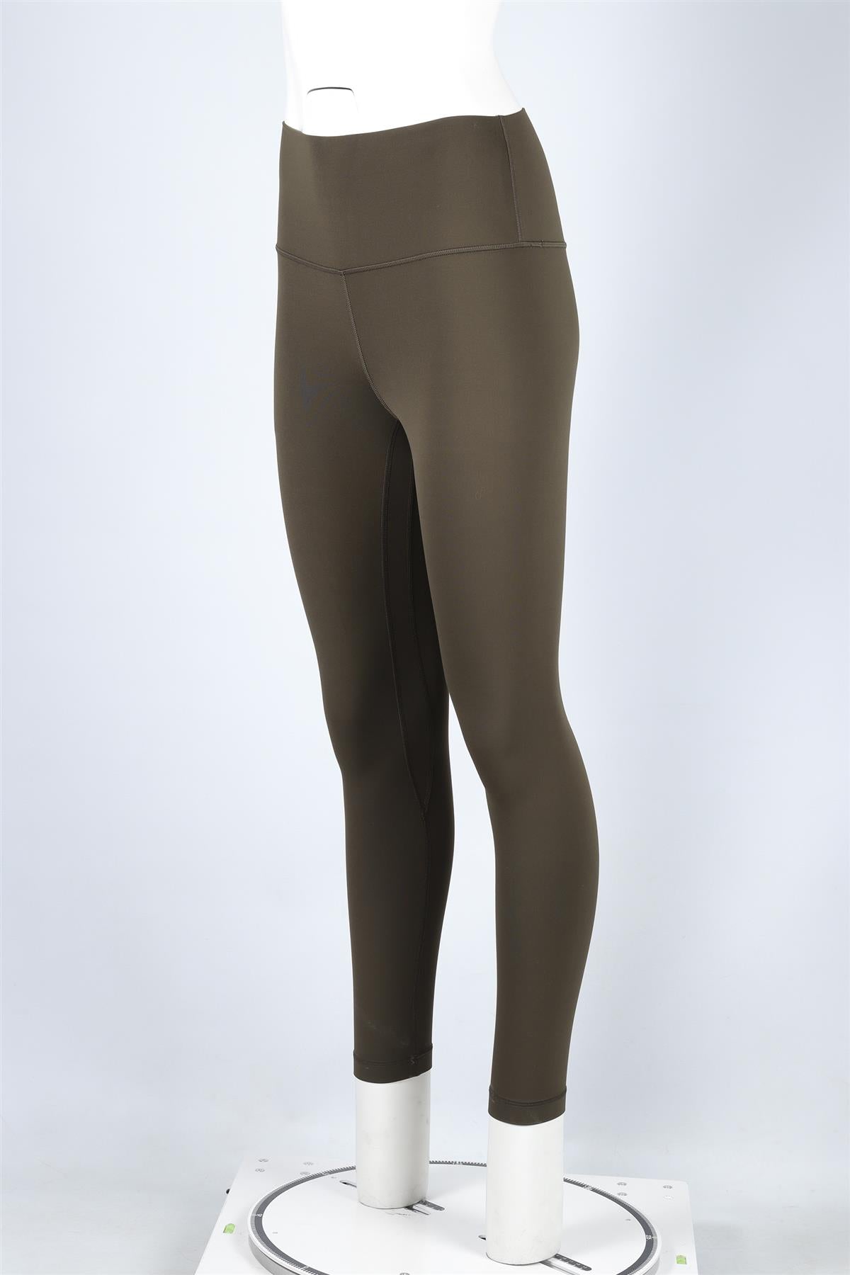 LULULEMON KHAKI JERSEY LEGGINGS US 6 UK 10