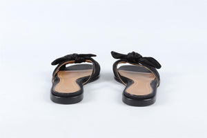 THE ROW BLACK APRIL SATIN SANDALS EU 39 UK 6 US 9