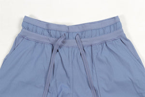 LULULEMON BLUE JERSEY SHORTS US 2 UK 6