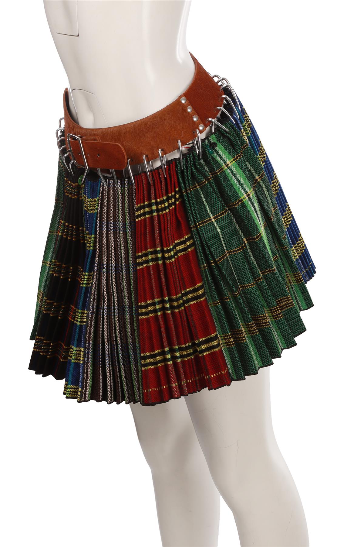 MULTI WOOL MINI SKIRT