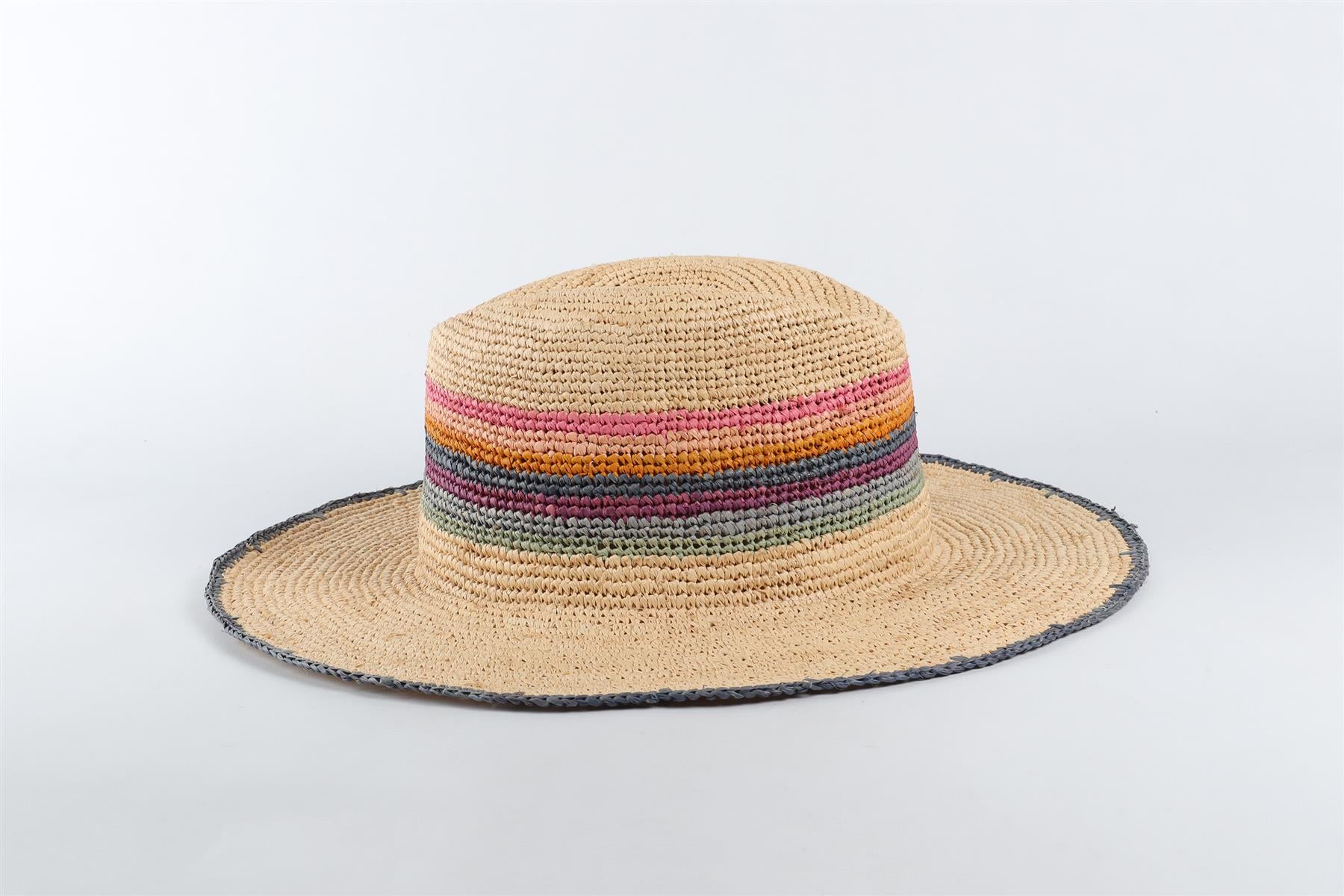 ETRO MULTI RAFFIA HAT