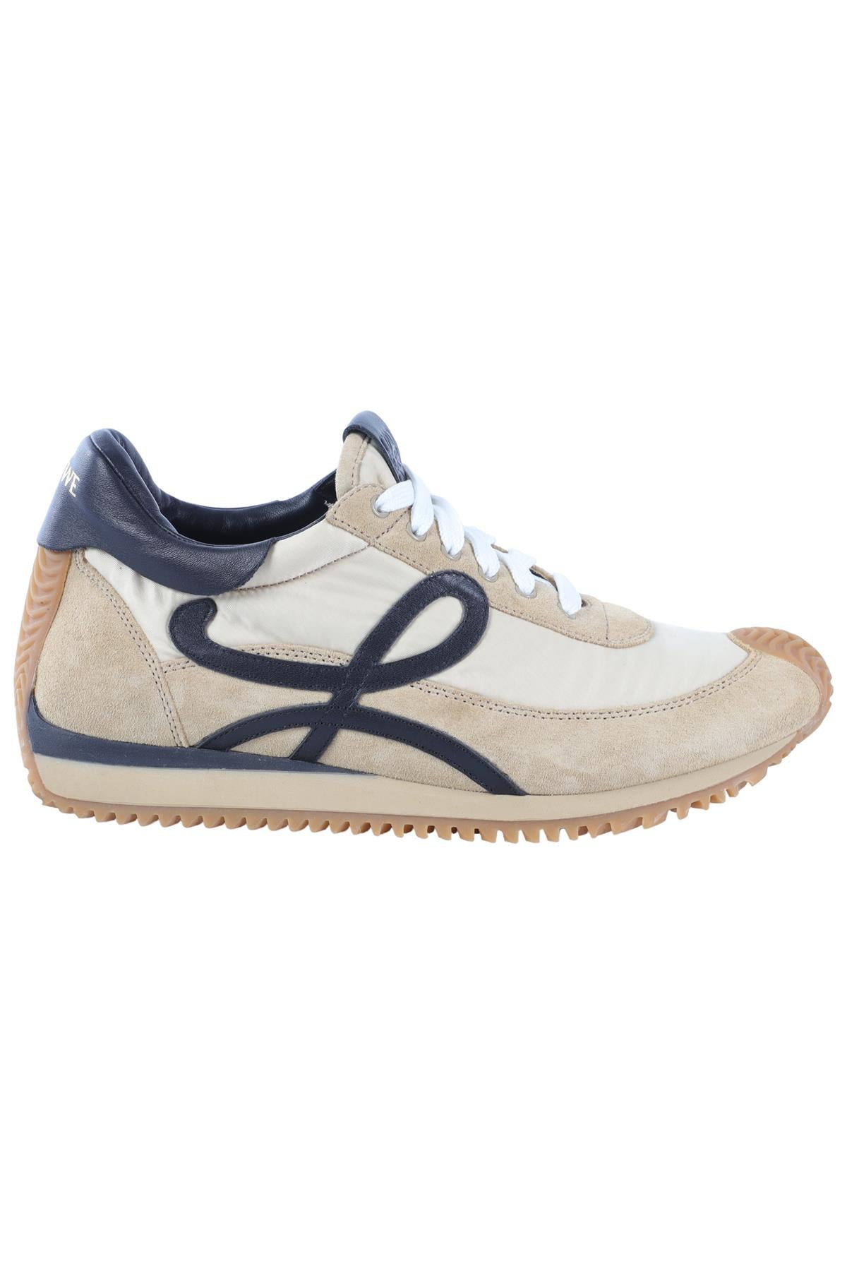 LOEWE BEIGE FLOW RUNNER SUEDE SNEAKERS EU 38 UK 5 US 8