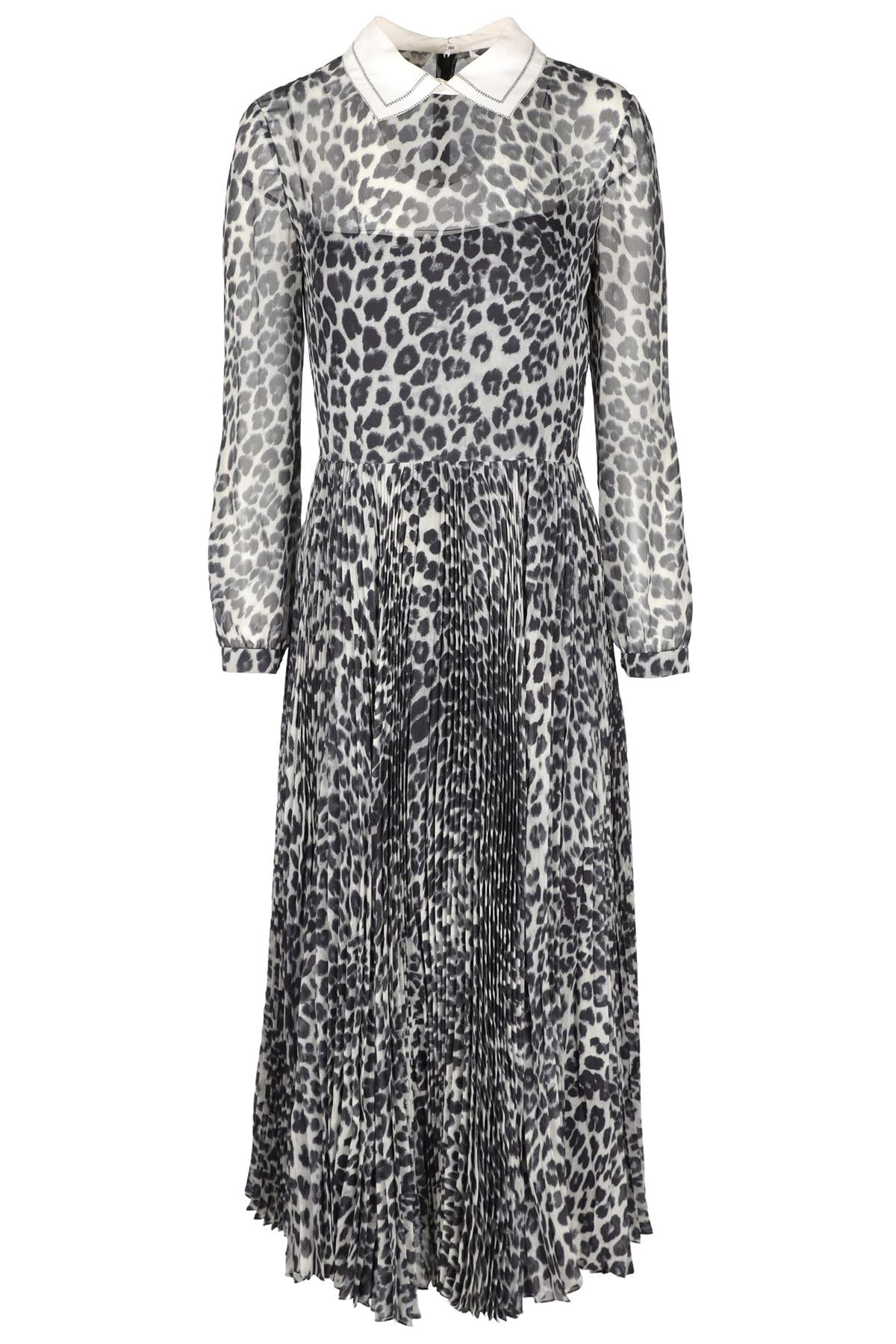 CHRISTIAN DIOR GREY SILK MAXI DRESS FR 36 UK 8