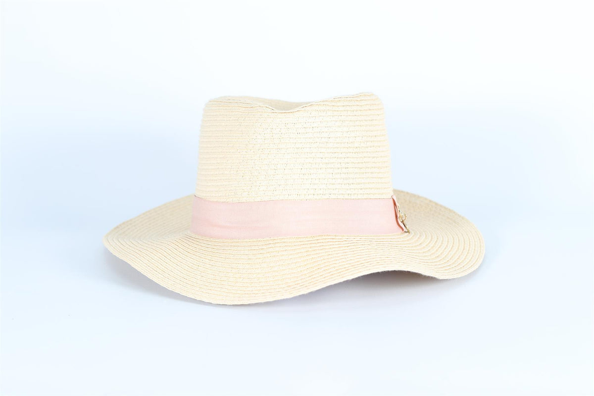 MELISSA ODABASH STRAW HAT ONE SIZE