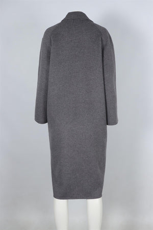 JOSEPH GREY CASHMERE COAT IT 38 UK 6