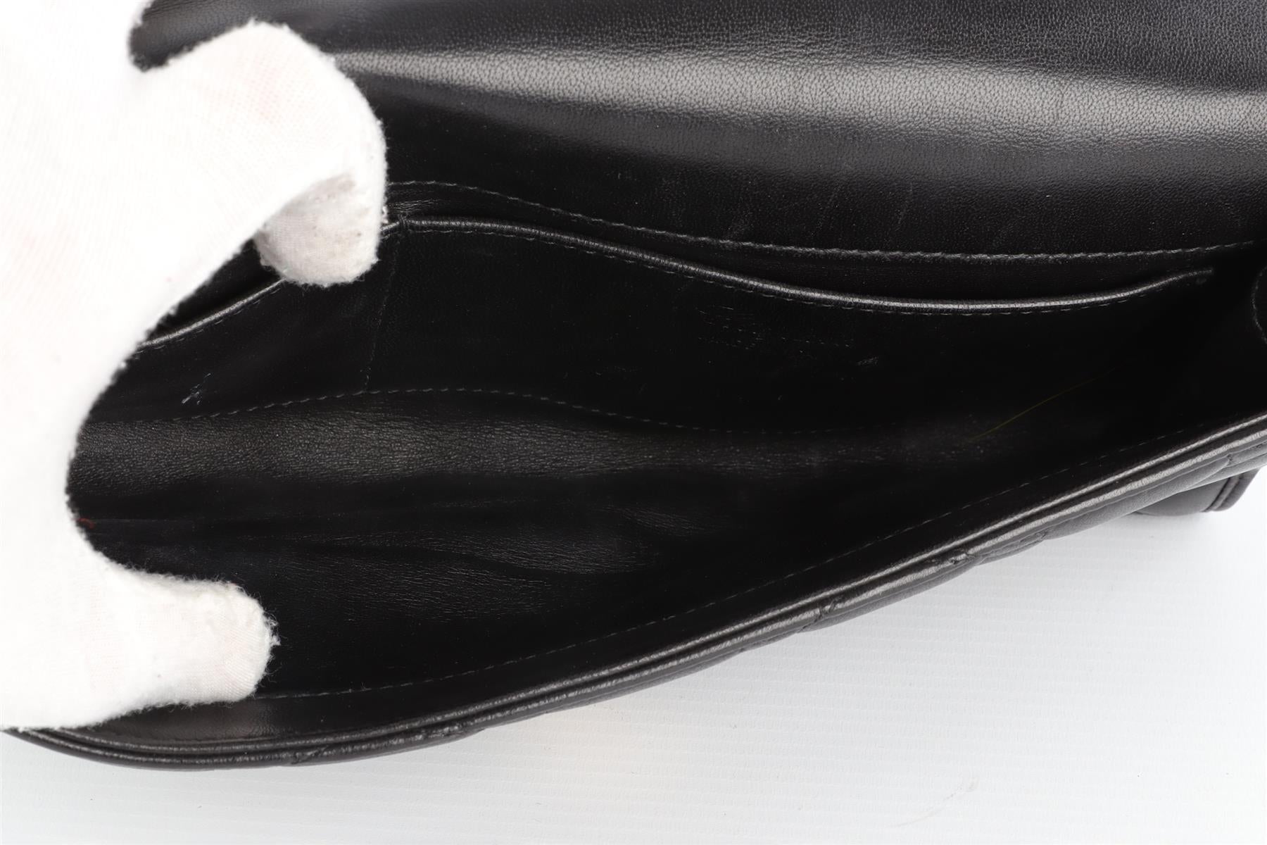 CHOPARD BLACK LEATHER CLUTCH