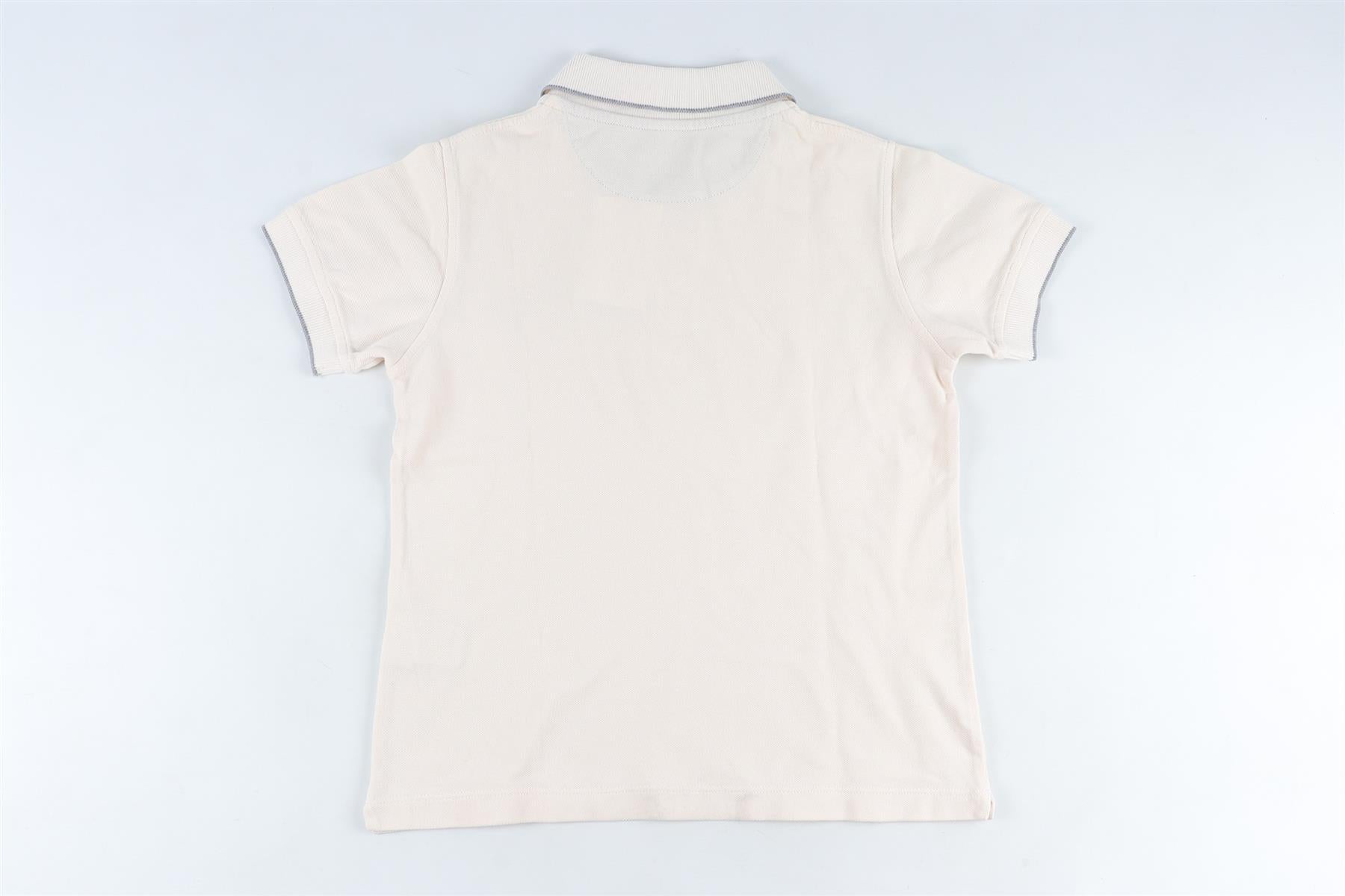 BRUNELLO CUCINELLI CREAM KIDS BOYS POLO SHIRT 6 YEARS