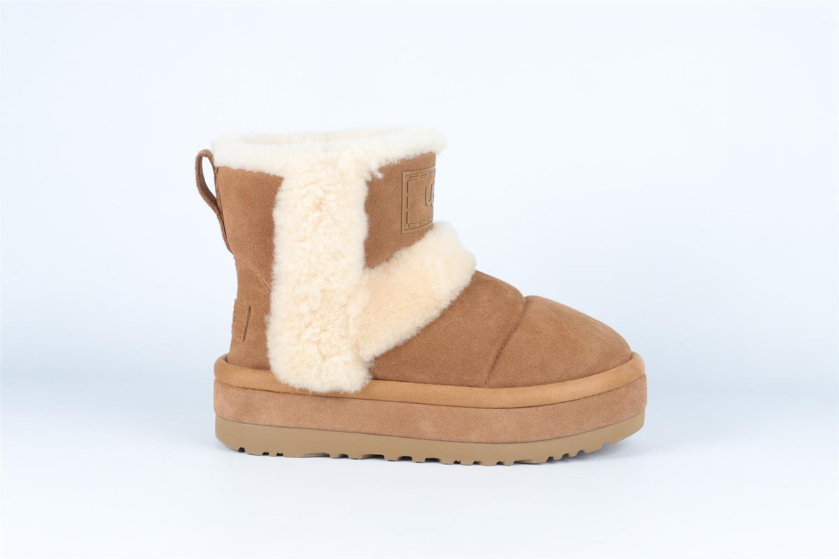 UGG TAN CHILLAPEAK SUEDE BOOTS EU 39 UK 6 US 8
