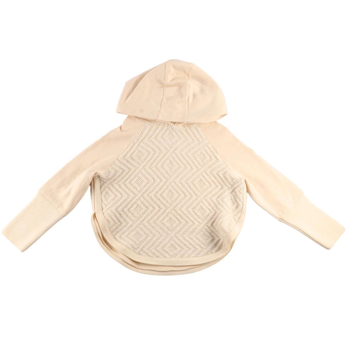 MONCLER CREAM KIDS GIRLS HOODIE 10 YEARS