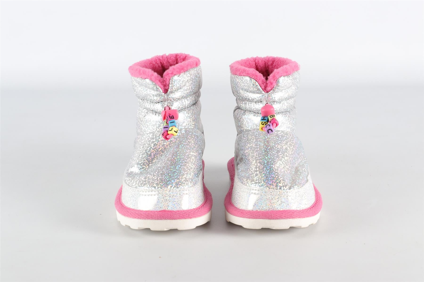 BILLIEBLUSH SILVER KIDS GIRLS BOOTS EU 27 UK 9 US 10
