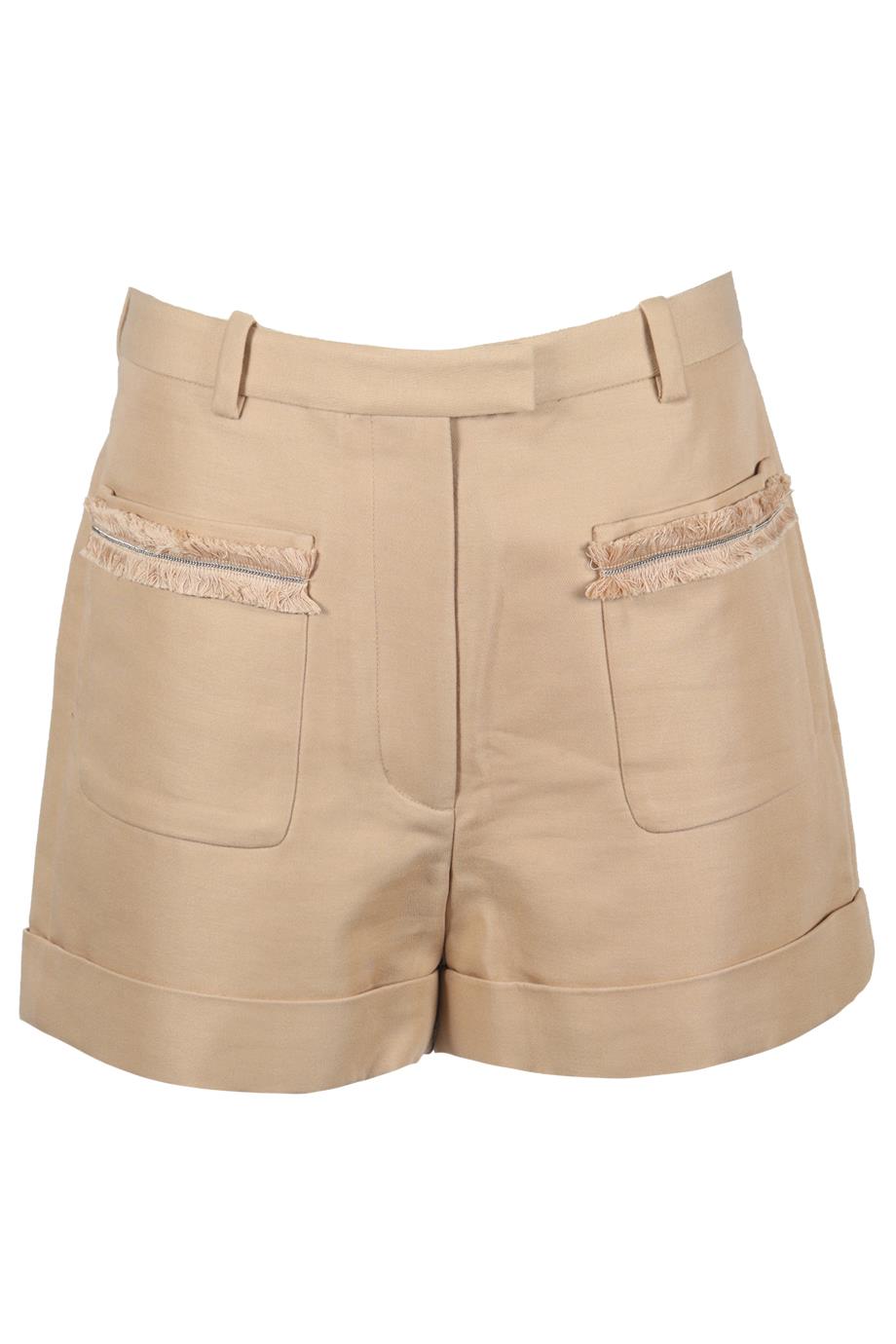 3.1 PHILLIP LIM COTTON AND WOOL BLEND SHORTS US 6 UK 10