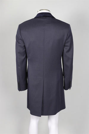 THOM SWEENEY NAVY MEN'S WOOL COAT LARGE