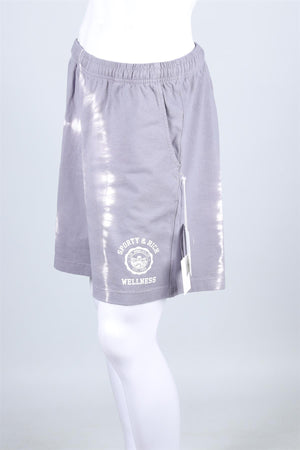 SPORTY & RICH GREY COTTON SHORTS LARGE