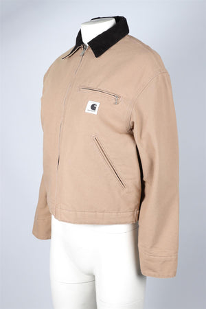CARHARTT BROWN DENIM JACKET XSMALL