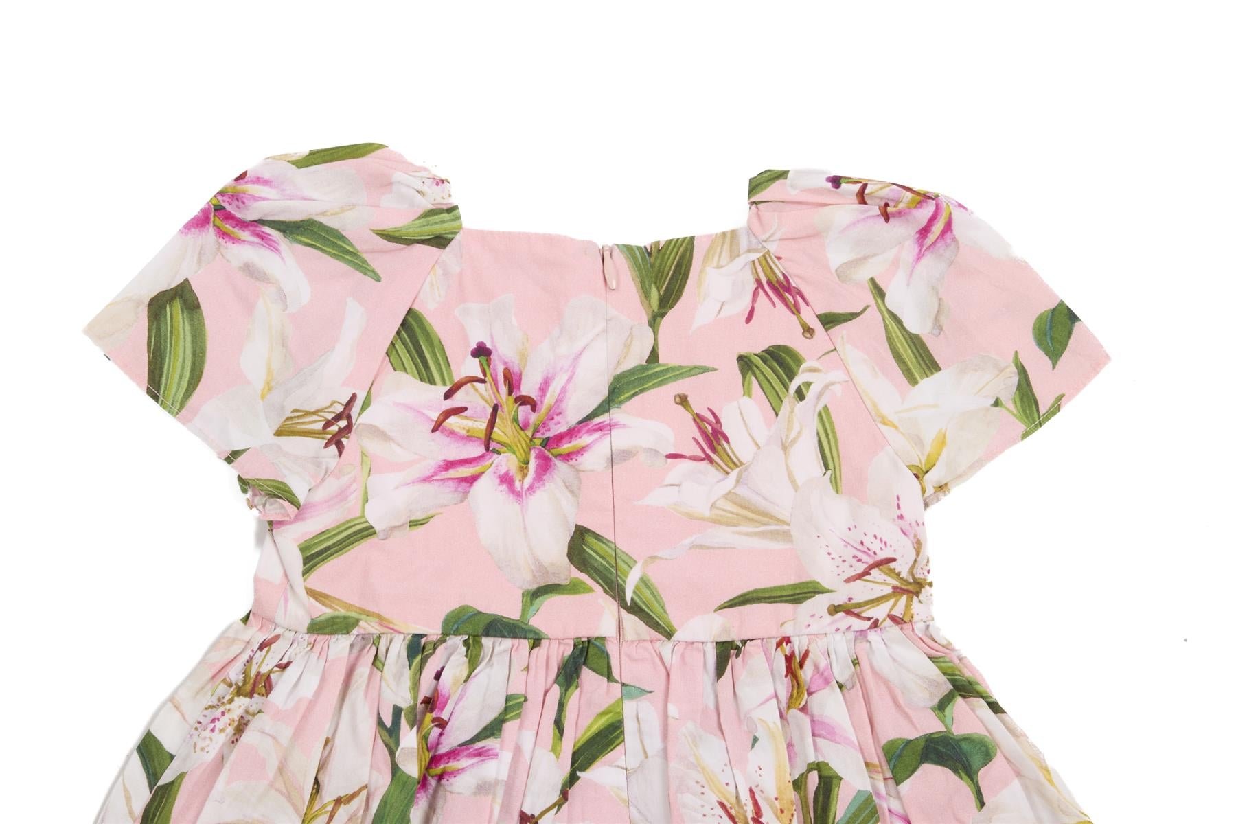 DOLCE & GABBANA PINK BABY GIRLS DRESS 9-12 MONTHS