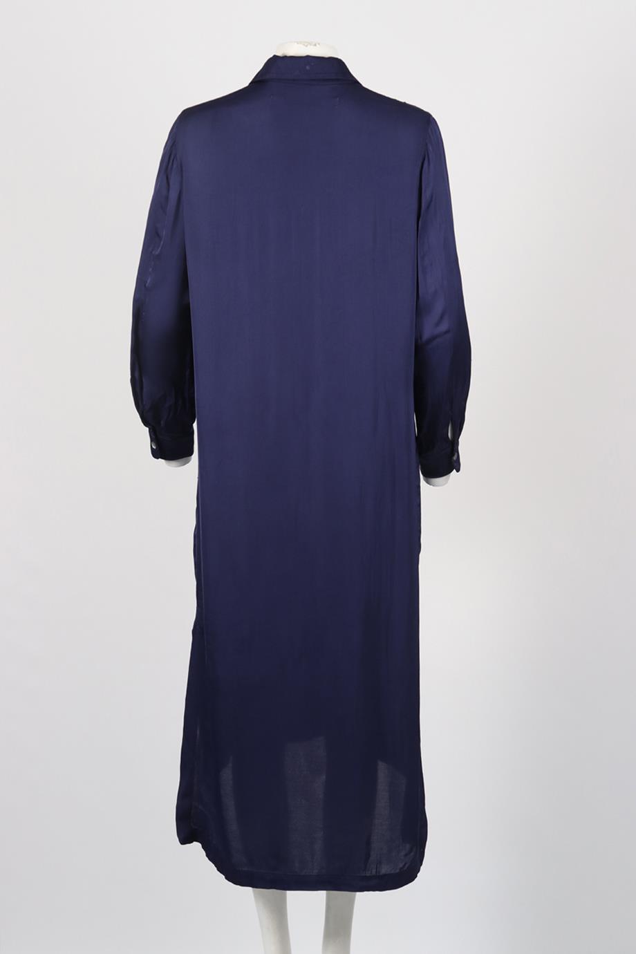 RAQUEL ALLEGRA COTTON BLEND MIDI DRESS UK 10