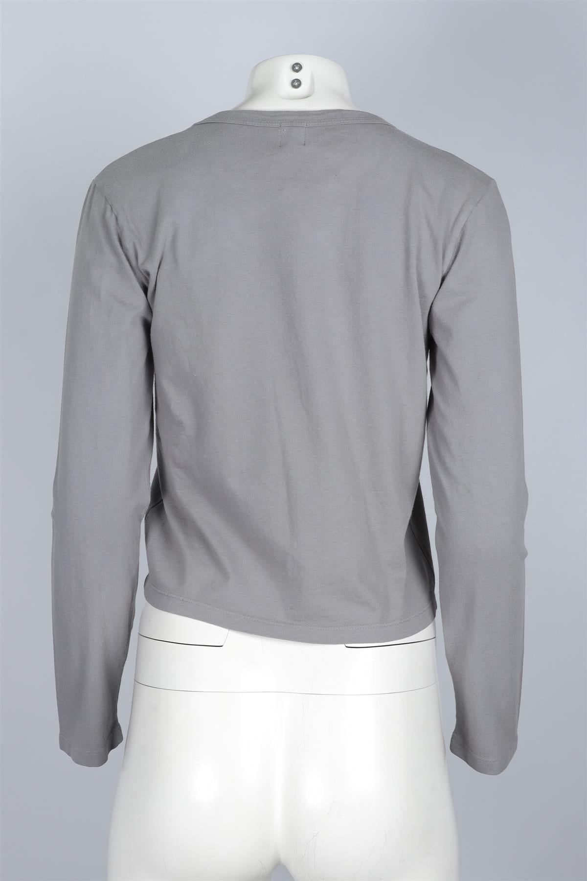 LESET GREY COTTON TOP XSMALL