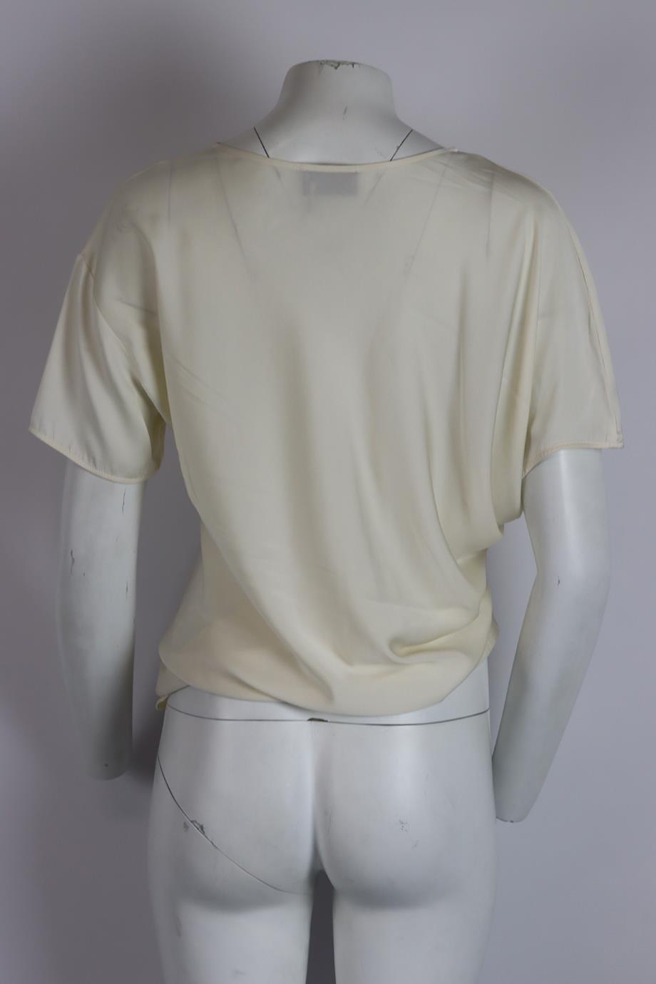 LANVIN SILK BLEND TOP FR 34 UK 6