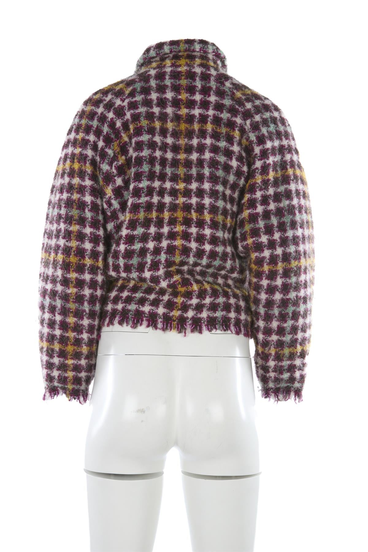 ISABEL MARANT MULTI WOOL JACKET FR 34 UK 6