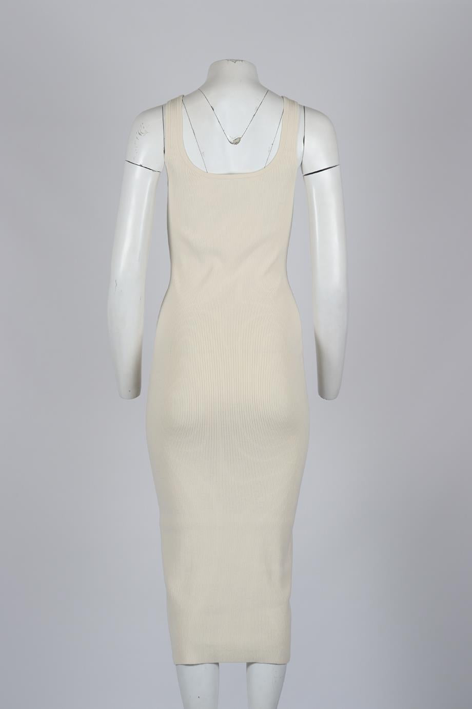 INTERMIX RIBBED KNIT MIDI DRESS SMALL