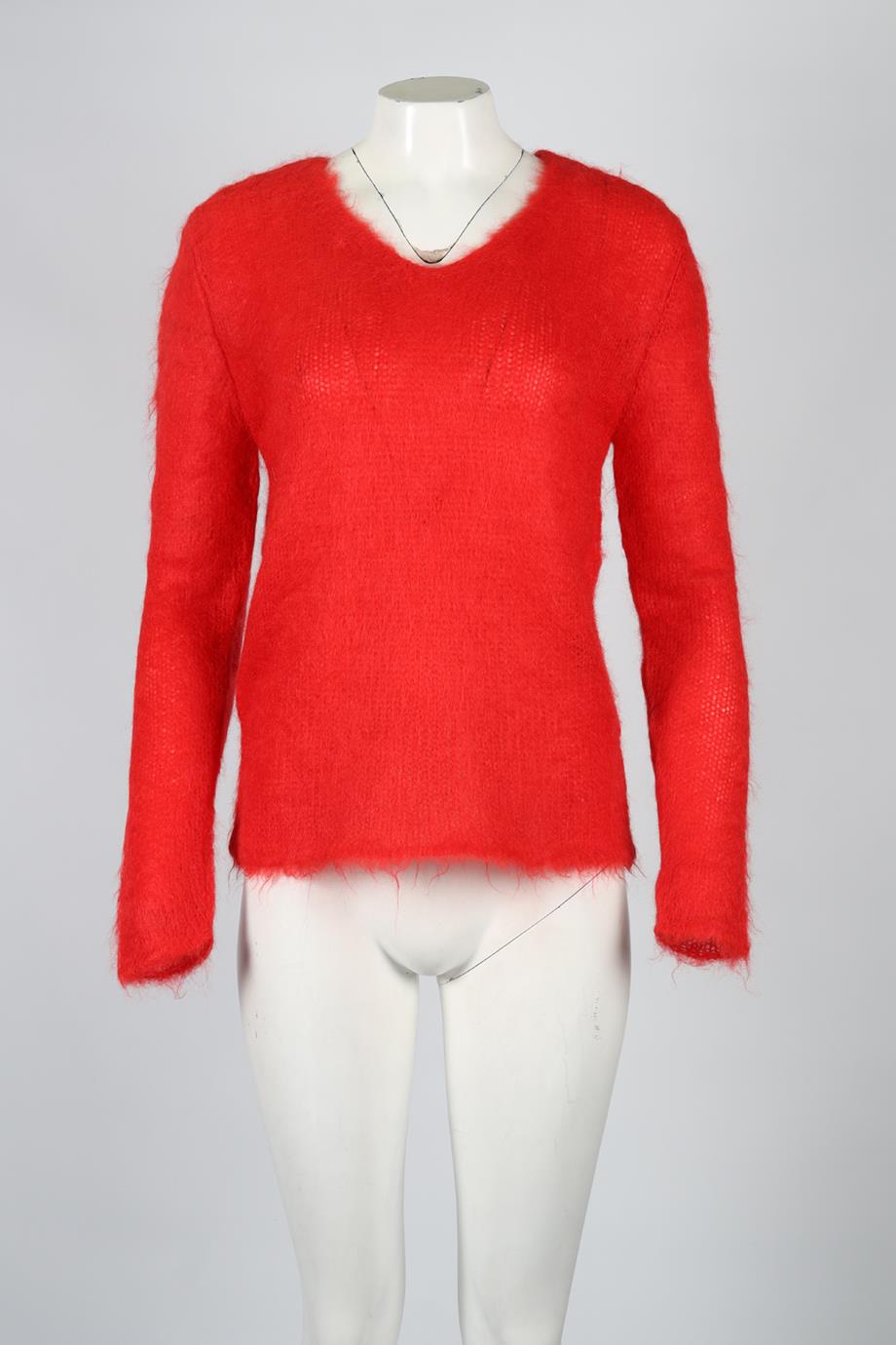 SAINT LAURENT MOHAIR BLEND SWEATER XSMALL