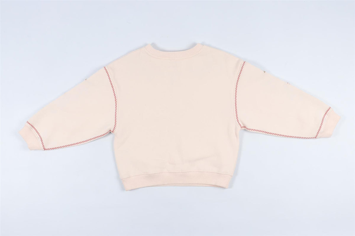 BONPOINT PINK KIDS GIRLS SWEATSHIRT 6 YEARS