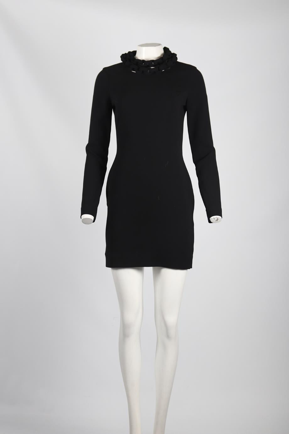 DIANE VON FURSTENBURG CREPE MINI DRESS US 4 UK 8