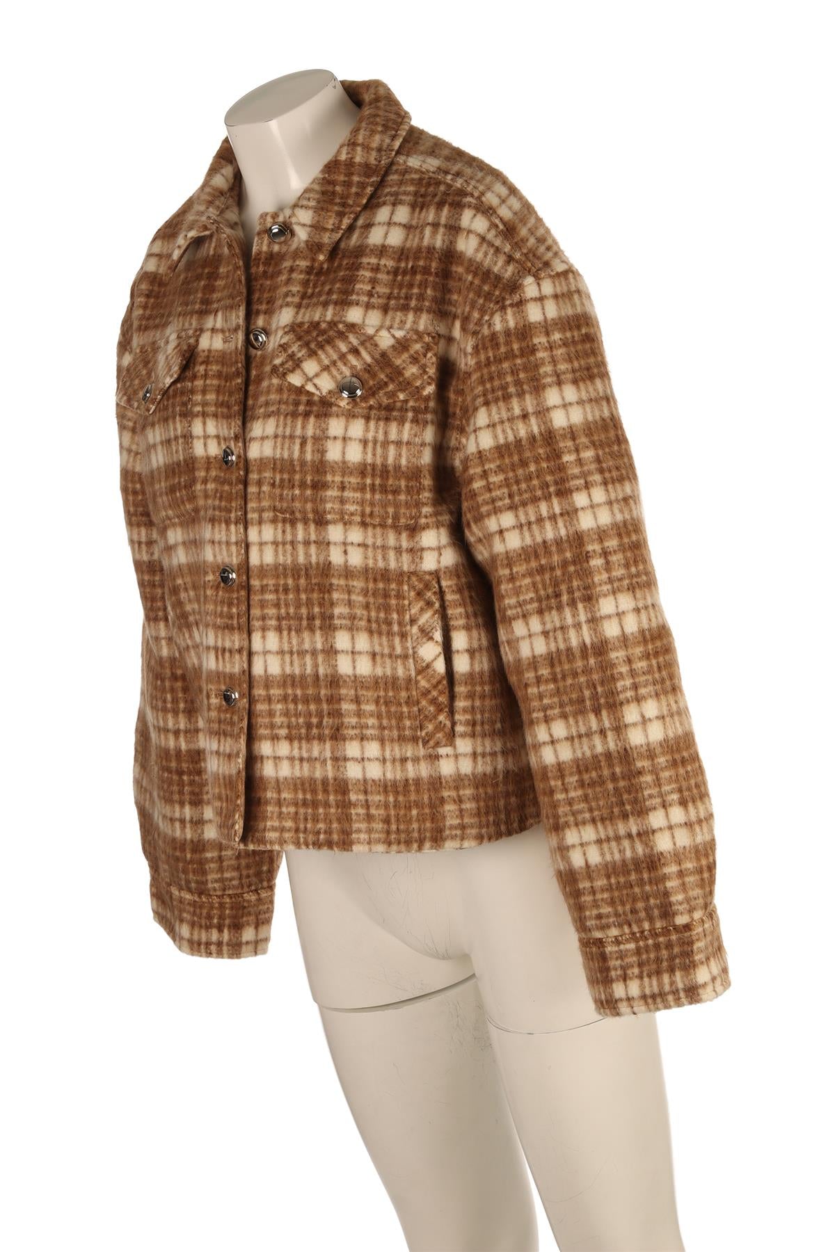 GUIZIO BEIGE WOOL JACKET XSMALL