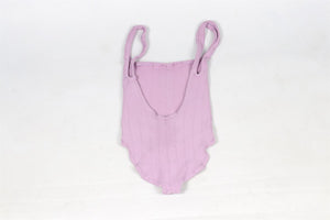 HUNZA G PURPLE SWIMSUIT ONE SIZE