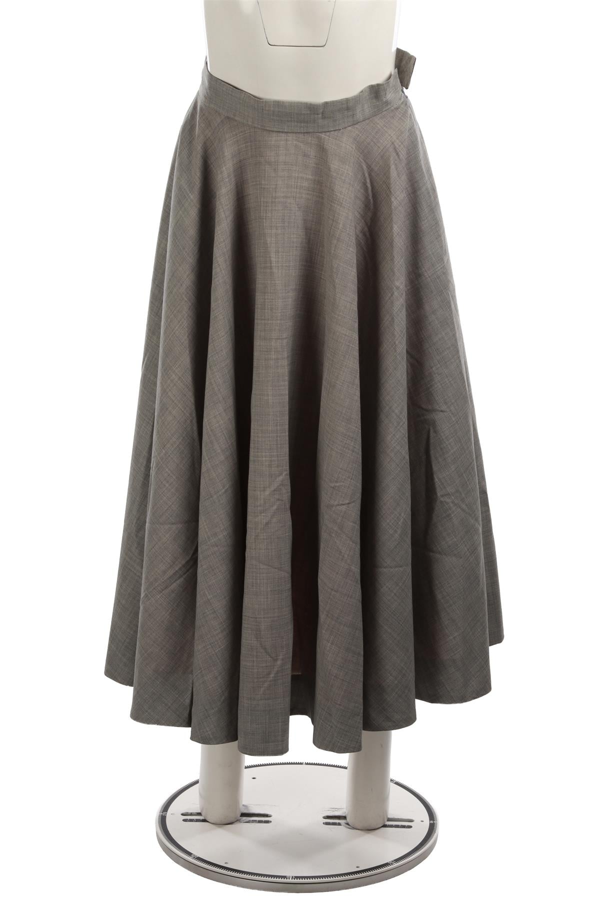 VIVIENNE WESTWOOD GREY WOOL MIDI SKIRT UK 10