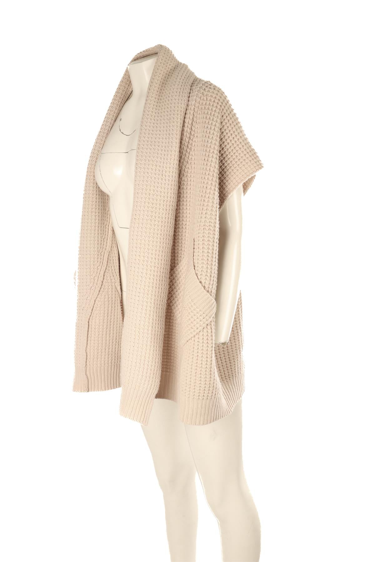 ERES PINK WOOL CARDIGAN SMALL/MEDIUM
