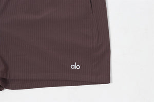 ALO YOGA MAUVE JERSEY SHORTS SMALL