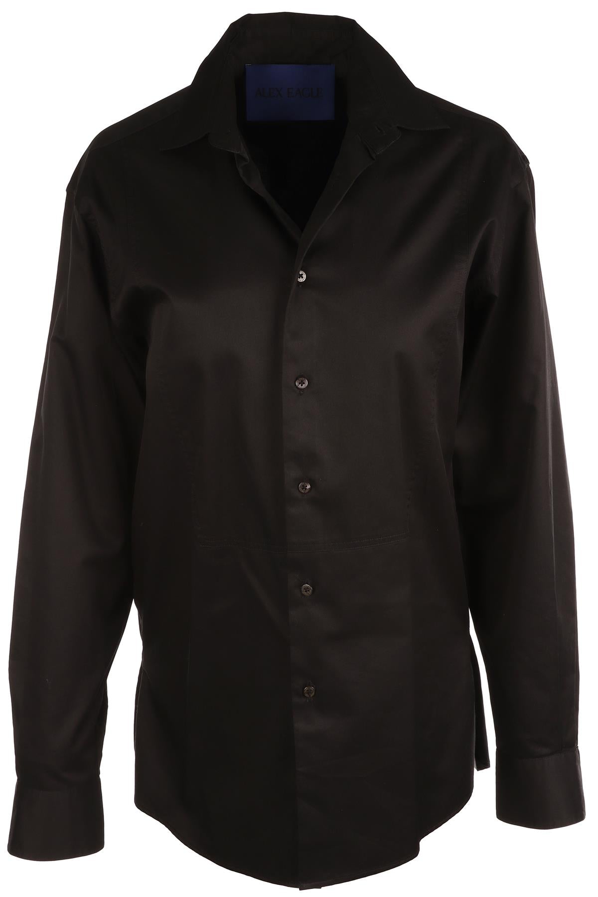 ALEX EAGLE BLACK COTTON SHIRT UK 6