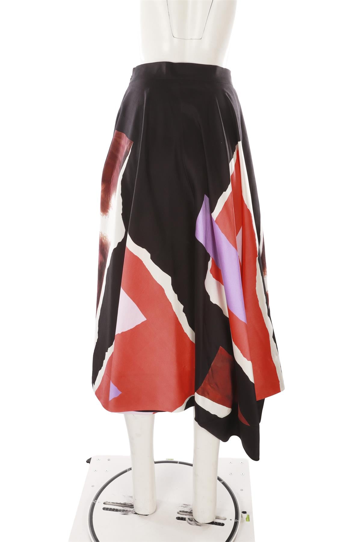 MULTI SILK MAXI SKIRT