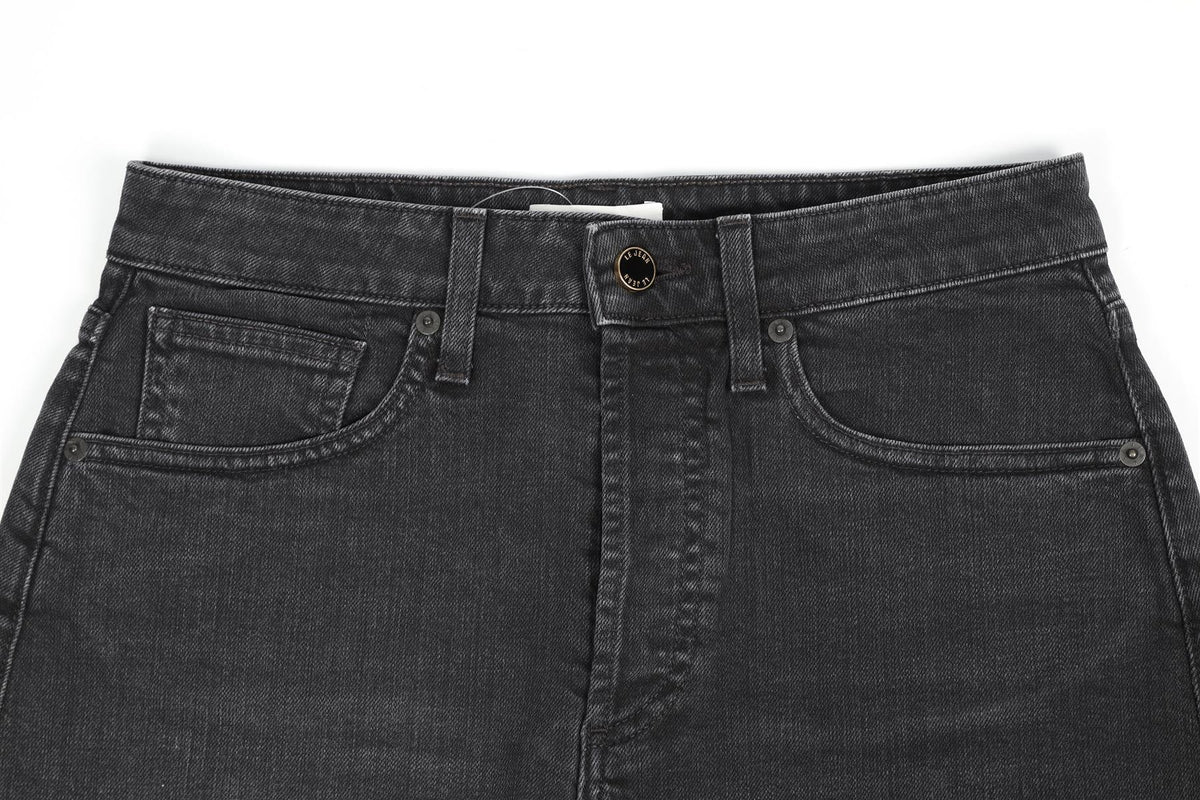 LE JEAN HIGH RISE DENIM SHORTS W27 UK 8-10