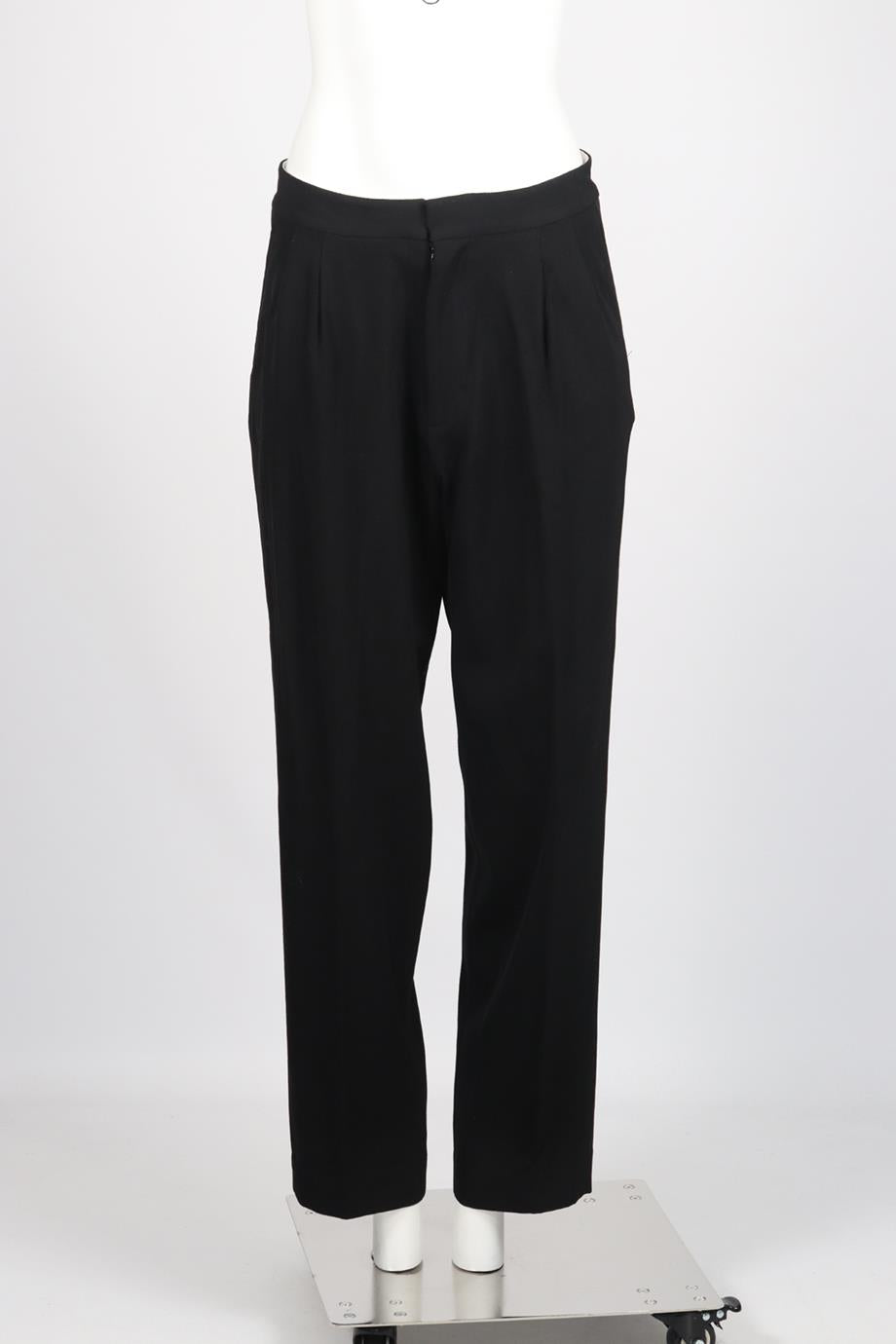 BASSIKE WOOL WIDE LEG PANTS MEDIUM