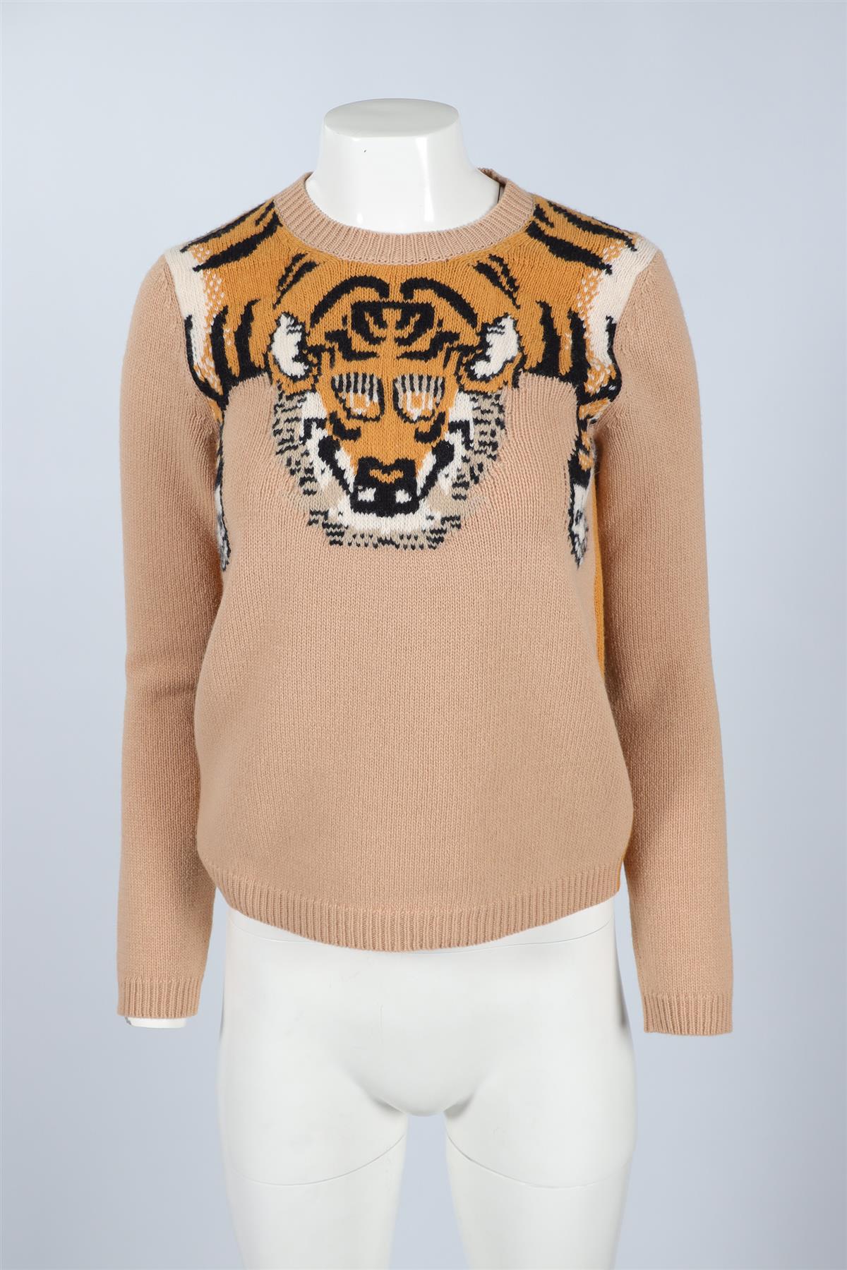 GUCCI BEIGE WOOL SWEATER MEDIUM
