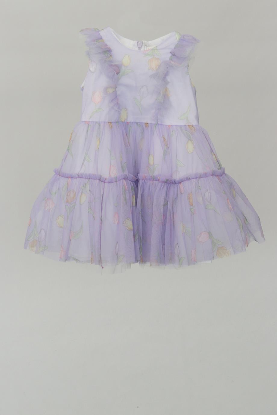 MONNALISA KIDS GIRLS TULLE DRESS 36 MONTHS