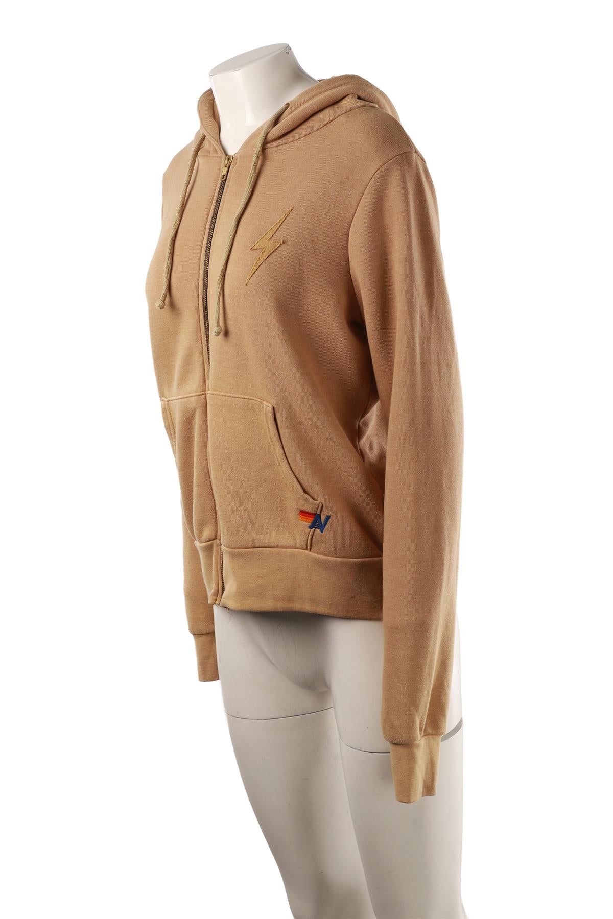 BEIGE COTTON HOODIE