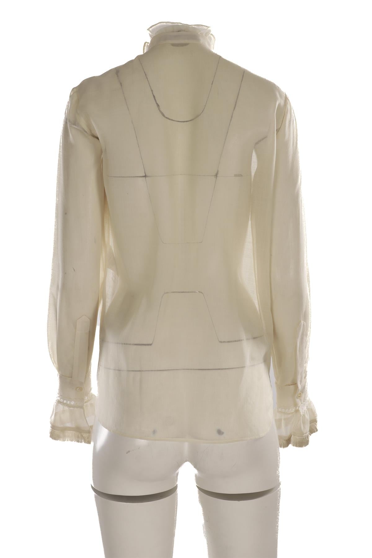 STELLA MCCARTNEY CREAM WOOL SHIRT IT 40 UK 8