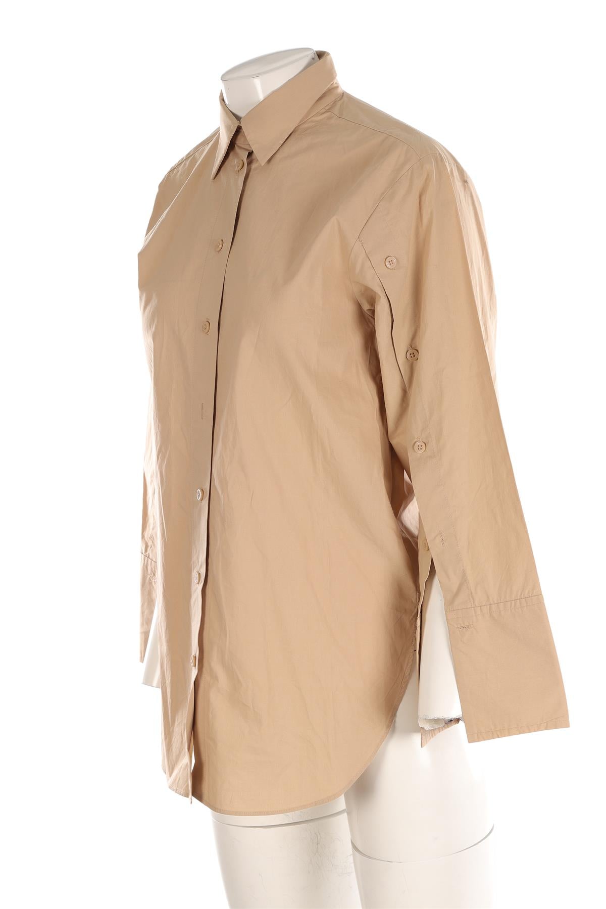 BY MARLENE BIRGER BEIGE COTTON SHIRT DE 34 UK 6