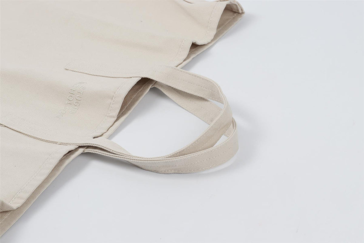 STUDIO NICHOLSON BEIGE CANVAS TOTE BAG