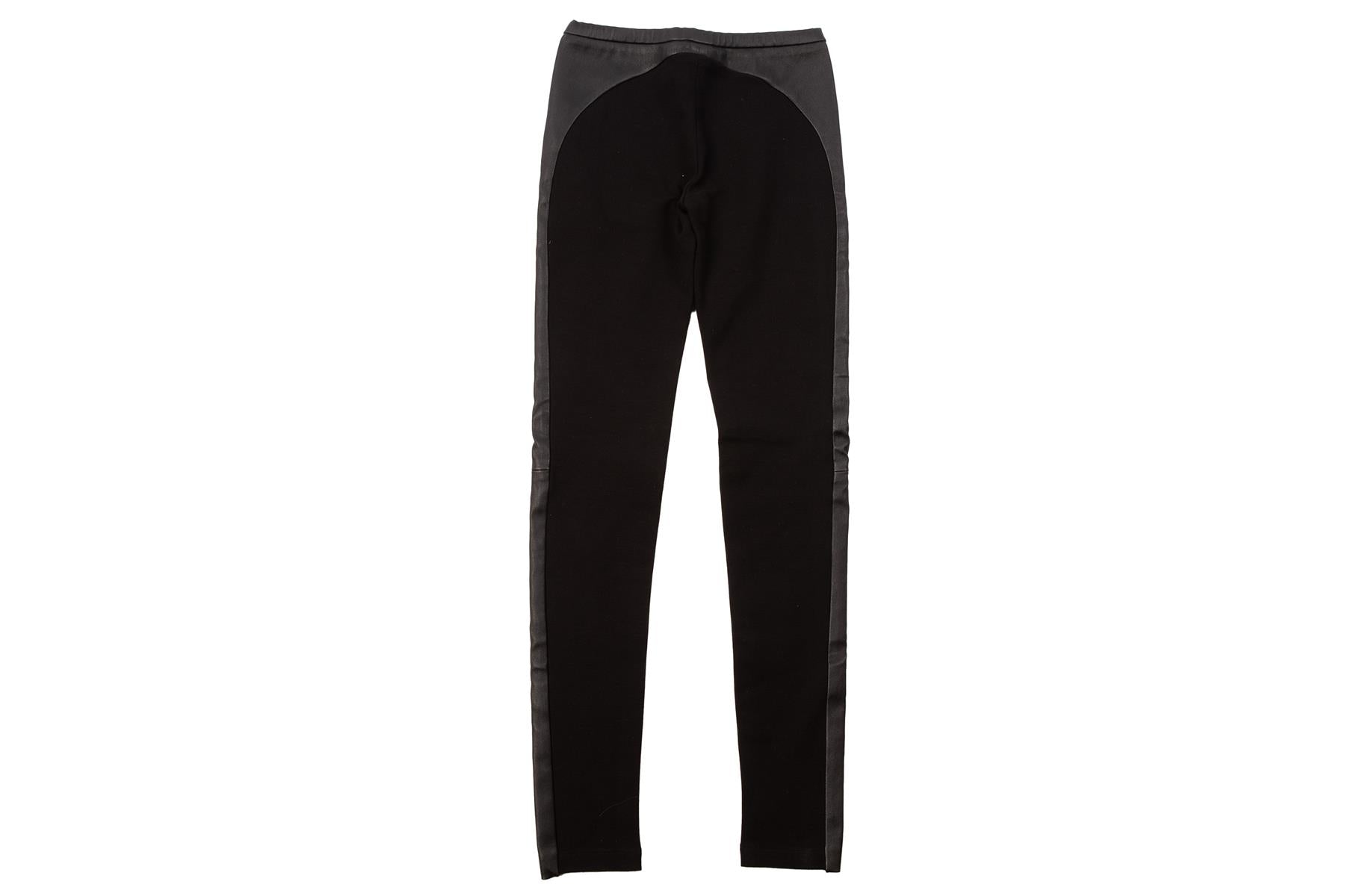 EMILIO PUCCI BLACK WOOL LEGGINGS IT 38 UK 6