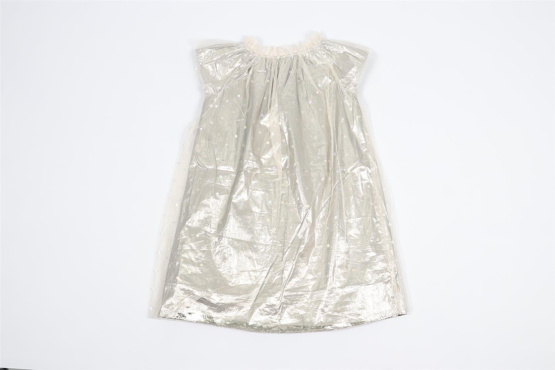 BONPOINT GOLD KIDS GIRLS TULLE DRESS 10 YEARS