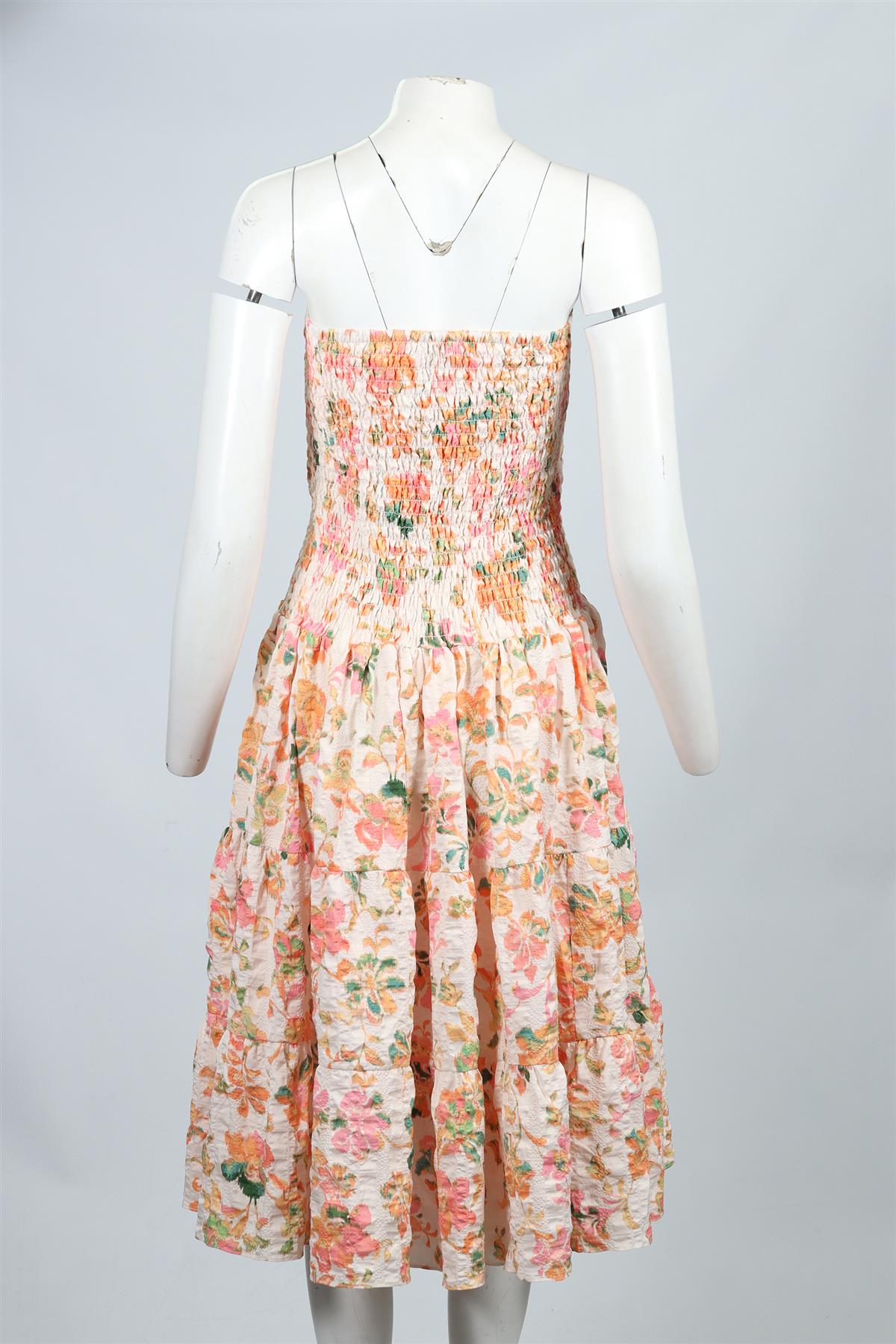 MISA LOS ANGELES SATIN MIDI DRESS MEDIUM