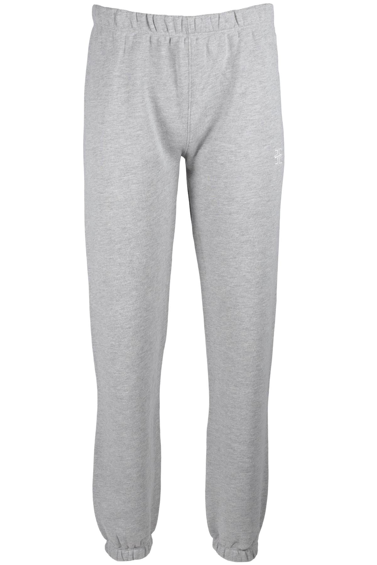 ETERNE GREY COTTON TRACK PANTS SMALL