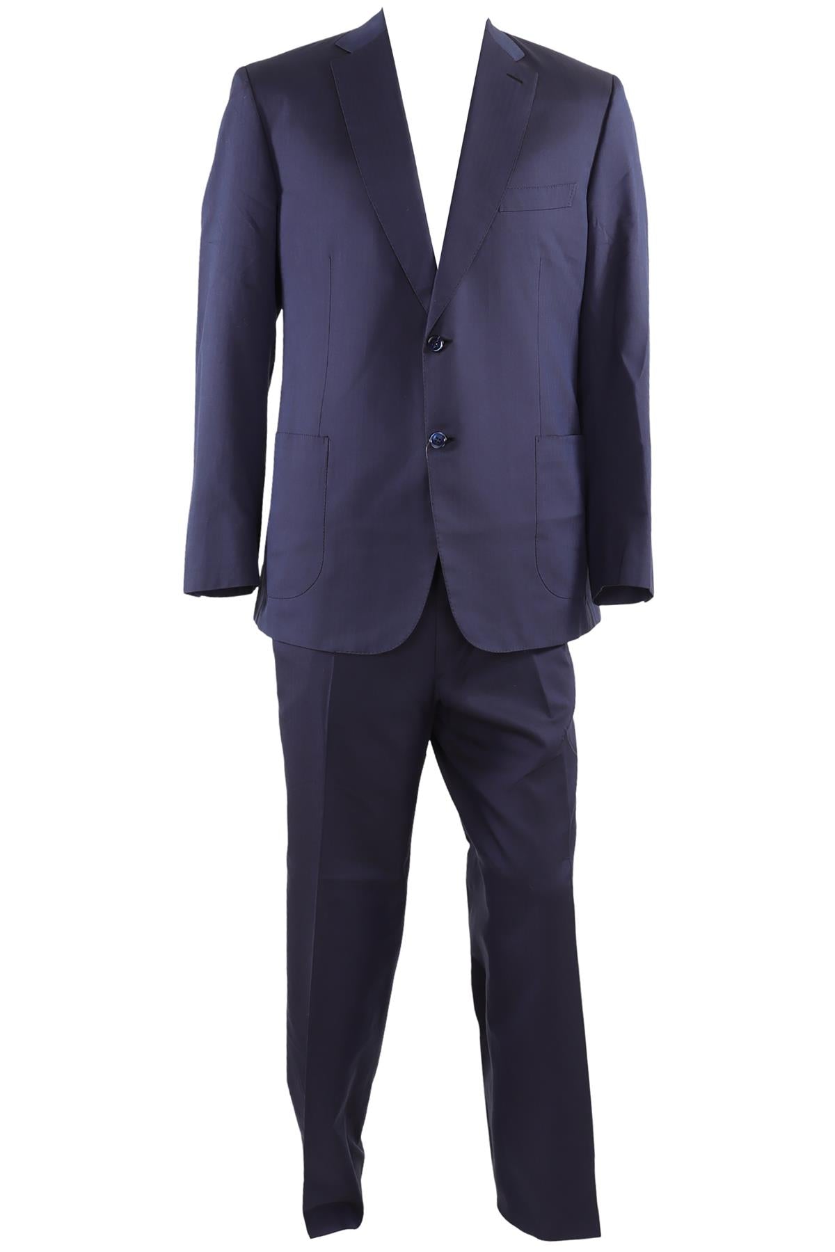 BRIONI NAVY MEN'S SILK TWO PIECE SUIT IT 46 UK/US 36
