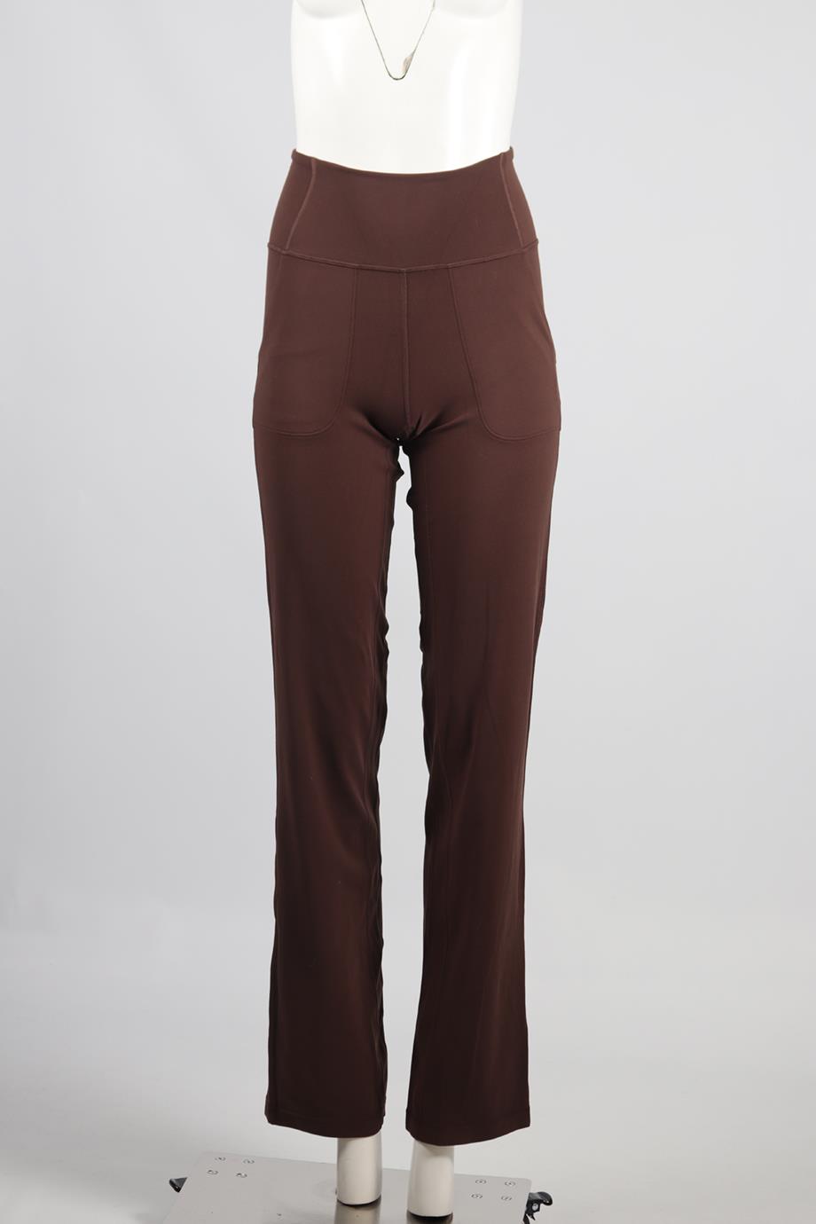 LULULEMON JERSEY WIDE LEG PANTS US 2 UK 6