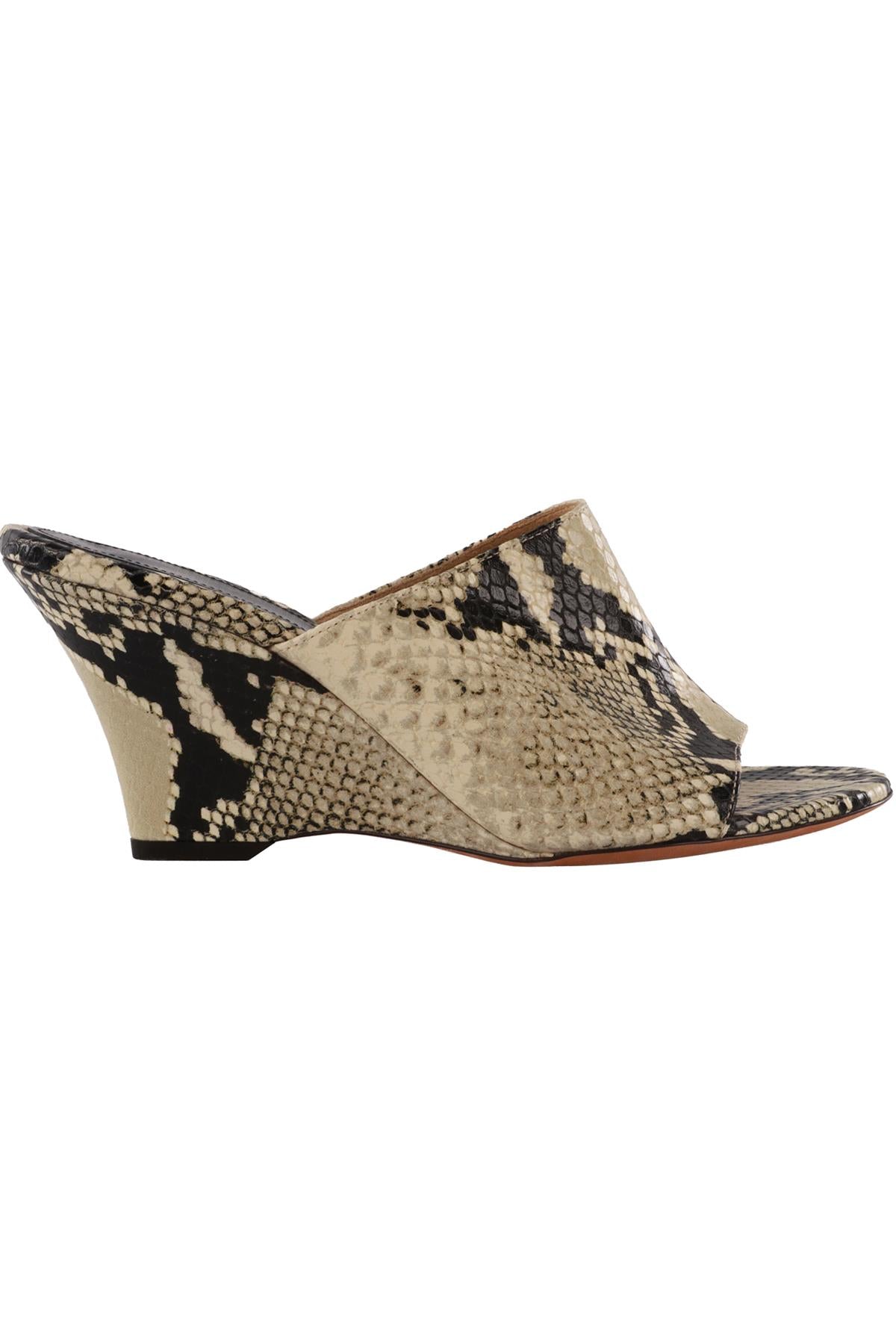 KHAITE MULTI LEATHER WEDGE MULES EU 39 UK 6 US 9
